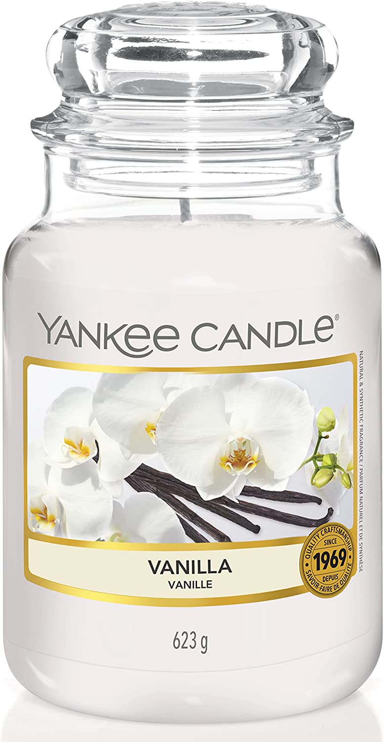 Bild von Yankee Candle Scented Candle | Vanilla Large Jar Candle | Burn Time: Up to 150 Hours