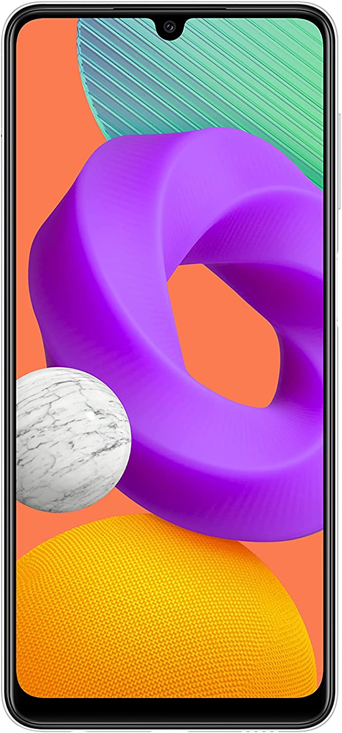 Bild von Samsung Galaxy M22 SIM Free Smartphone 6.4” HD+ Super AMOLED Display 5000 mah 128GB 4GB RAM Android Mobile Phone White (UK Version)