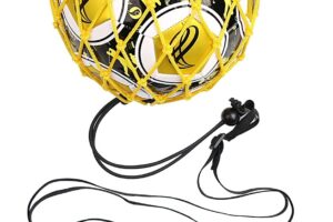 Bild von PodiuMax Solo Football Kick Trainer, Hands-Free Training Aid with Adjustable Belt, Solo Practice for Kids and Adults, fits Ball Size 3/4/5