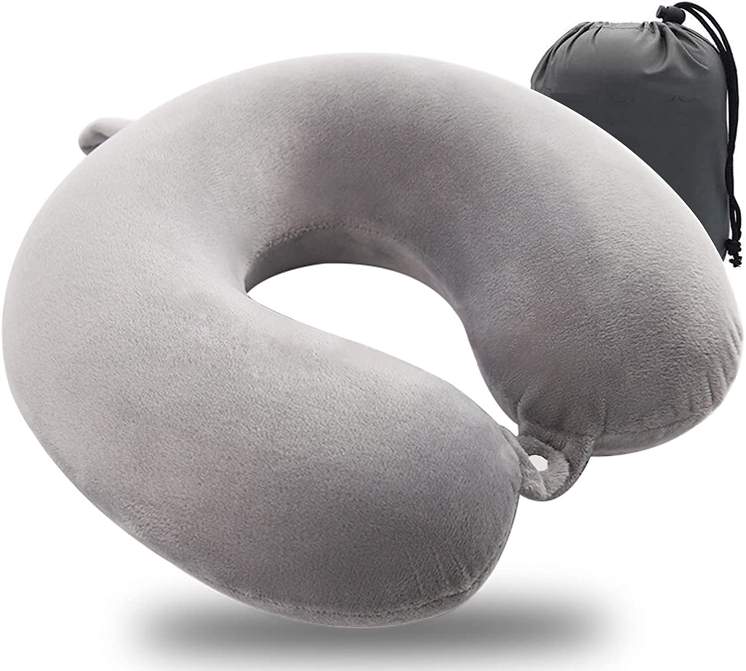 Bild von Ecosafeter Portable Travel Pillow – Perfect Memory Foam Neck Support Pillow,Luxury Compact & Lightweight Quick Pack for Camping,Sleeping Rest Cushion