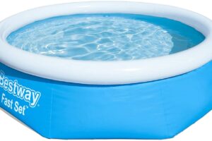 Bild von Bestway 57265 Round Kids Inflatable Paddling Pool, Fast Set, 8 ft