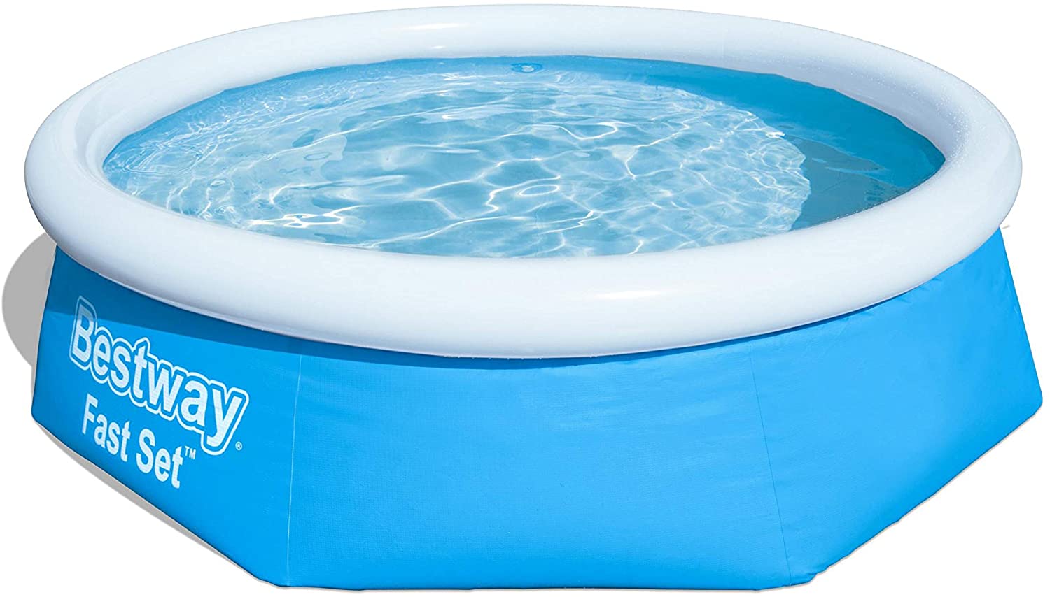 Bild von Bestway 57265 Round Kids Inflatable Paddling Pool, Fast Set, 8 ft