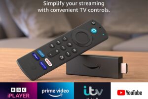 Produktbild von Fire TV Stick with Alexa Voice Remote (includes TV controls) | HD streaming device