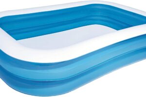 Produktbild von Bestway Family Pool, rectangular pool for children, easy to assemble, blue, 262 x 175 x 51 cm