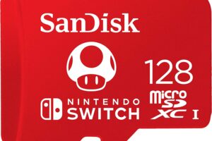 Bild von SanDisk microSDXC UHS-I card for Nintendo 128GB – Nintendo licensed Product, Red