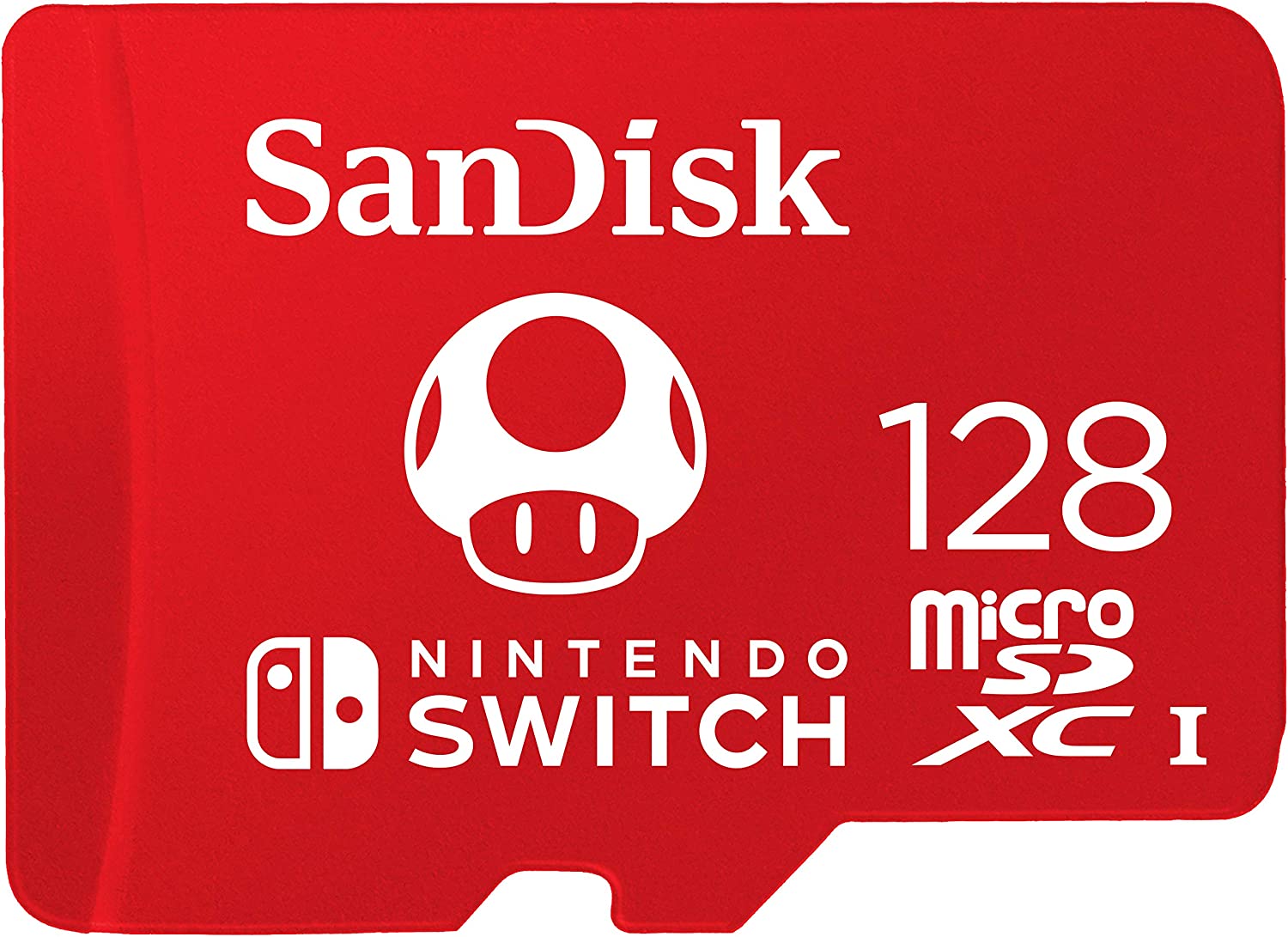 Bild von SanDisk microSDXC UHS-I card for Nintendo 128GB – Nintendo licensed Product, Red