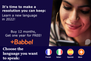 Produktbild von Learn a new language with Babbel