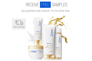 Bild von Dove Spa goodness body products – Free Sample