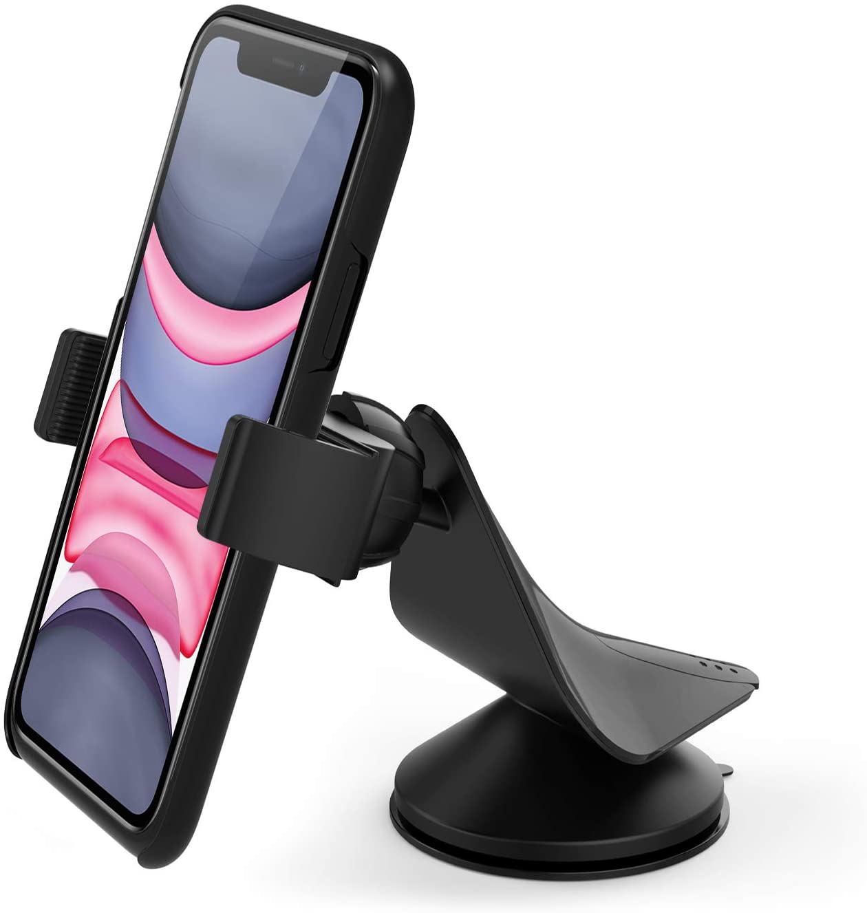 Bild von Arteck Car Mount, Universal Mobile Phone Car Mount Holder 360° Rotation for Auto Windshield and Dash, for Cell Phones Apple iPhone 13, 13 Pro, 12, 12 Pro, 11, 11 Pro, Xr, Xs, Android Smartphone, GPS
