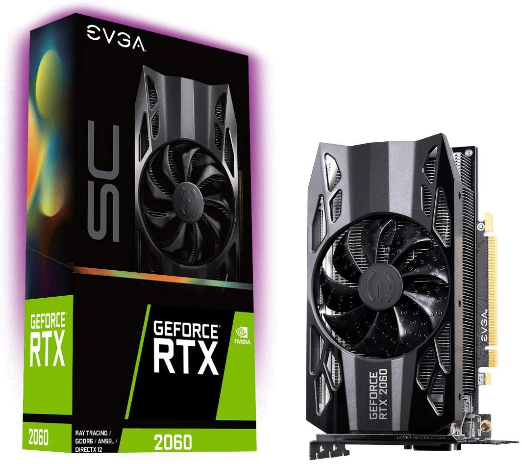 Bild von Evga Geforce Rtx 2060 Sc Gaming, 6Gb Gddr6, Ventilatore Hdb , 06G-P4-2062-Kr