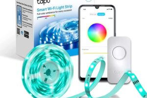 Bild von TP-Link Tapo Smart LED Light Strip, 5m, WiFi App Control RGB Multicolour LED Strip, Works with Alexa(Echo and Echo Dot)&Google Home, Suitable for TV Kitchen DIY Decoration(Tapo L900-5)