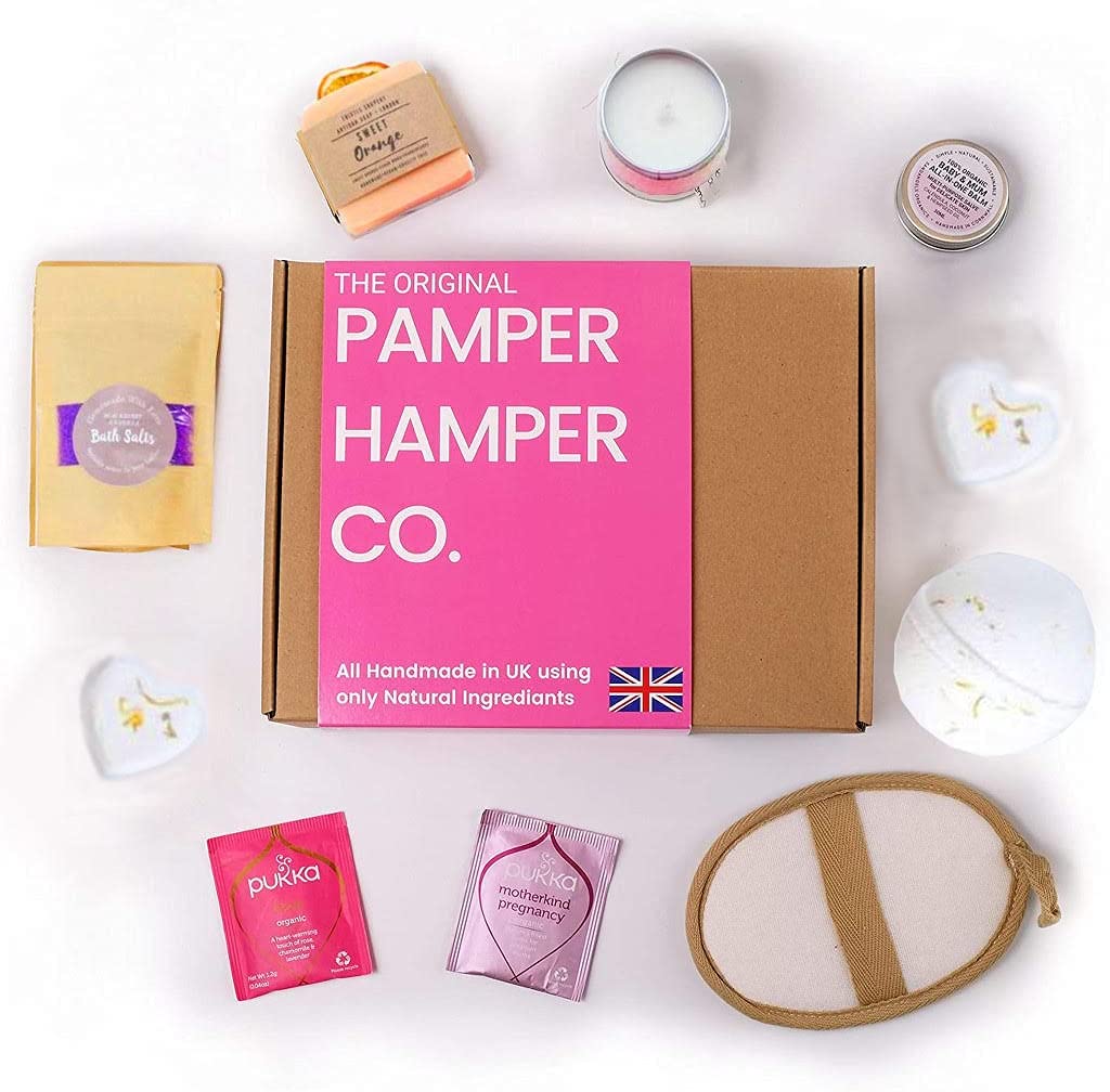 Bild von New Mum to Be Pamper Kit. A Wonderful Baby Shower Gifts for Mum. All Organic, Natural and Eco Friendly. Spoil Someone Special.
