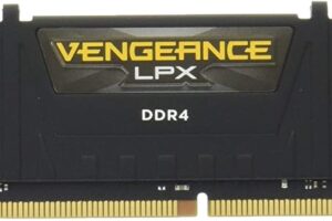 Produktbild von Corsair CMK8GX4M1A2400C16 Vengeance LPX 8 GB (1 x 8 GB) DDR4 2400 MHz C16 XMP 2.0 High Performance Desktop Memory Module, Black