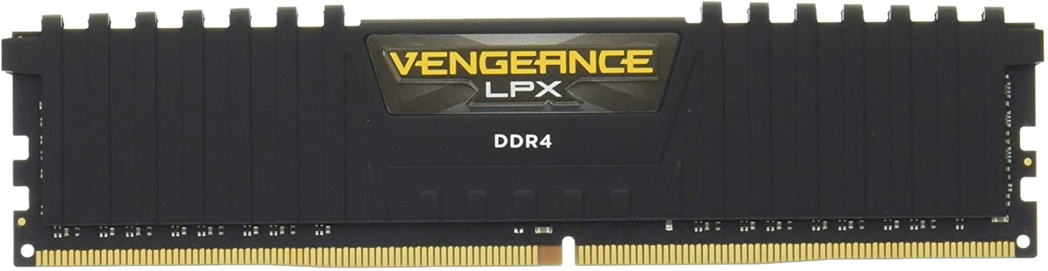 Bild von Corsair CMK8GX4M1A2400C16 Vengeance LPX 8 GB (1 x 8 GB) DDR4 2400 MHz C16 XMP 2.0 High Performance Desktop Memory Module, Black