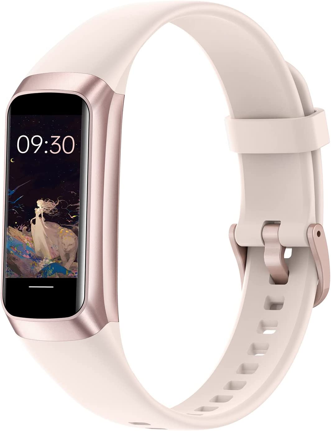 Bild von ASWEE Smart Watches, Fitness Tracker with 1.10” AMOLED Touch Color Screen, Activity Tracker with Sleep Monitor for Women Men Kids, 5 ATM Waterproof Pedometer Watch for iphone Android