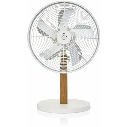 Bild von Swan 12 Inch Nordic White Desk Fan – WHITE