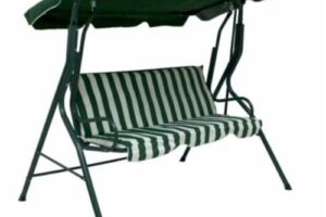 Bild von Groundlevel – LED Garden Swing Seat with Canopy