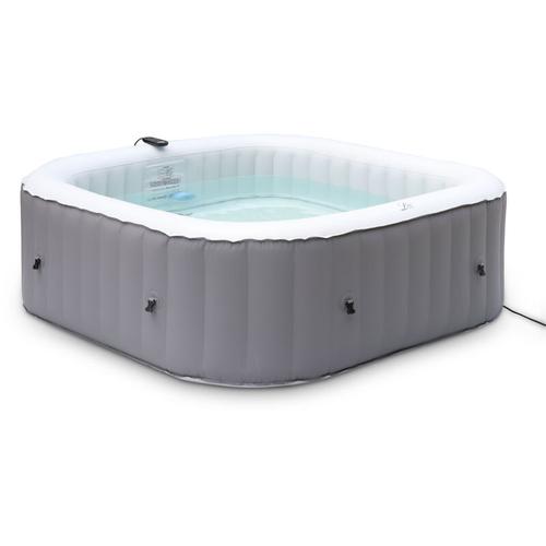 Bild von Alice’s Garden – Square inflatable hot tub MSpa – FJORD 6 grey – Ø185cm square spa 6-person, PVC,