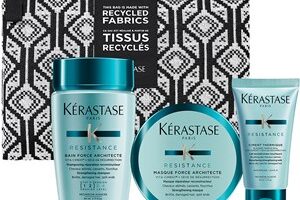 Produktbild von Kérastase Hair care Résistance Gift Set Bain de Force Architecte Shampoo 80 ml + Masque Force Architecte 75 ml + Ciment Thermique 50 ml 1 Stk.