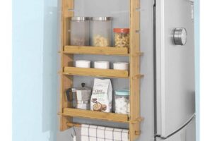 Produktbild von SoBuy Adjustable Kitchen Spice Jars Hanging Storage Racks Shelf KCR03-N