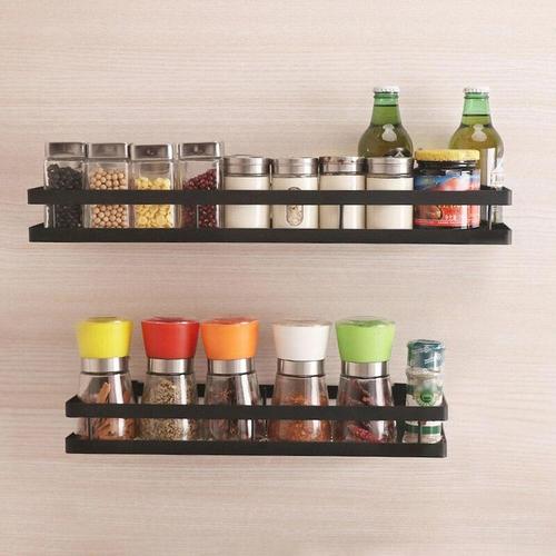 Bild von Livingandhome 50CM Wall Mounted Metal Herb Spice Jar Holder