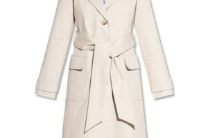 Bild von Kate Spade Cotton Trench Coat – Gray – Kate Spade Coats