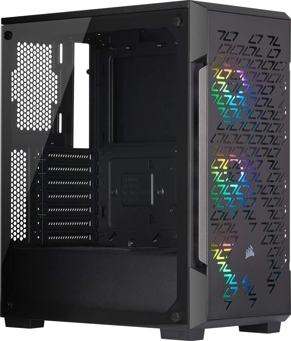 Bild von Corsair iCUE 220T RGB Airflow, Tempered Glass Mid-Tower ATX Smart Gaming Case, Black