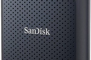 Bild von SanDisk Extreme 4TB Portable NVMe SSD, USB-C, up to 1050MB/s Read and 1000MB/s Write Speed, Water and Dust-Resistant