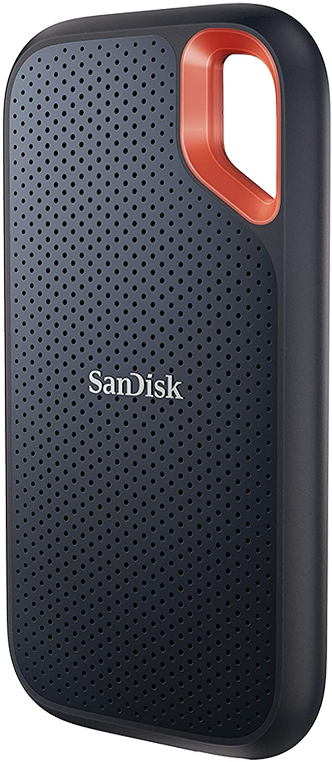 Bild von SanDisk Extreme 4TB Portable NVMe SSD, USB-C, up to 1050MB/s Read and 1000MB/s Write Speed, Water and Dust-Resistant