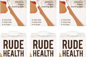 Bild von Rude Health Organic Ultimate Almond Drink, 1 Litre (Pack of 6)