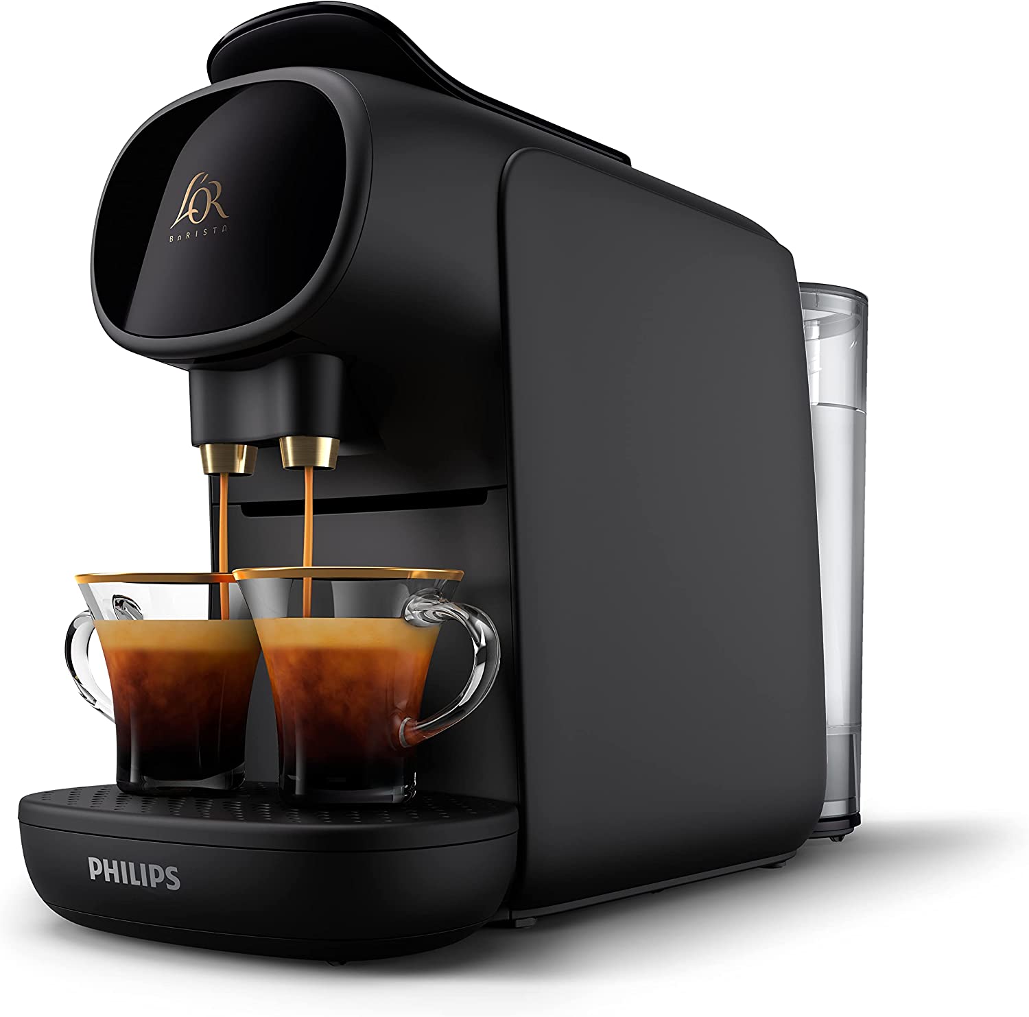 Bild von Philips Domestic Appliances L’OR Barista Sublime Capsule Coffee Machine, Double Shot, 1 or 2 Cups, Full Coffee Menu, Black (LM9012/60)