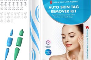 Bild von Skin Tag Remover,Painless Skin Tag Remover Pen,Skin Tag Removal Kit Tools with 40 Micro and Regular Skin Tag Bands,Easy Skin Tag Remover Device to Remove(2mm-8mm) Skin Tags (2in1 Kit)