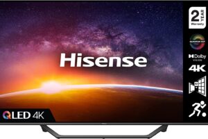 Produktbild von HISENSE 50A7GQTUK QLED Series 50-inch 4K UHD Dolby Vision HDR Smart TV 60Hz Refresh Rate with YouTube, Netflix, Freeview Play and Alexa Built-in, and Bluetooth, TUV Certificated (2021 NEW) [Energy Class G]