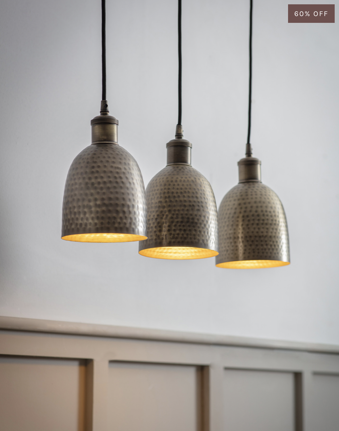 Produktbild von Garden Trading Trio of Kielder Pendant Light