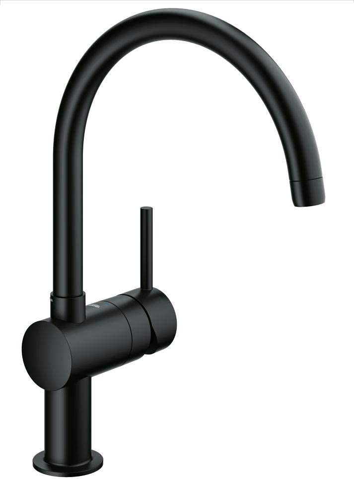 Bild von GROHE 32917KS0 | Minta Kitchen Tap C-Spout | Velvet Black