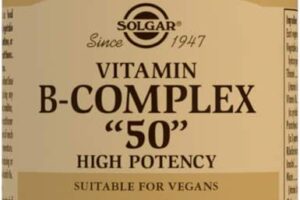 Produktbild von Solgar Vitamin B-Complex 50 High Potency – Supports Mental Performance – Reduces Tiredness & Fatigue – Vegan – 100 Vegetable Capsules