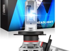 Bild von NOVSIGHT H4 LED Headlight Bulbs Hi/Lo Beam 10000LM (2x5000LM) 60W(2x30W) 6500K Cool White – 2 Year Warranty