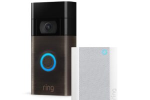 Produktbild von Ring Video Doorbell + Ring Chime by Amazon | Wireless Security Doorbell, 1080p HD Video and easy installation (2nd Gen) | With 30-day free trial of Ring Protect Plan