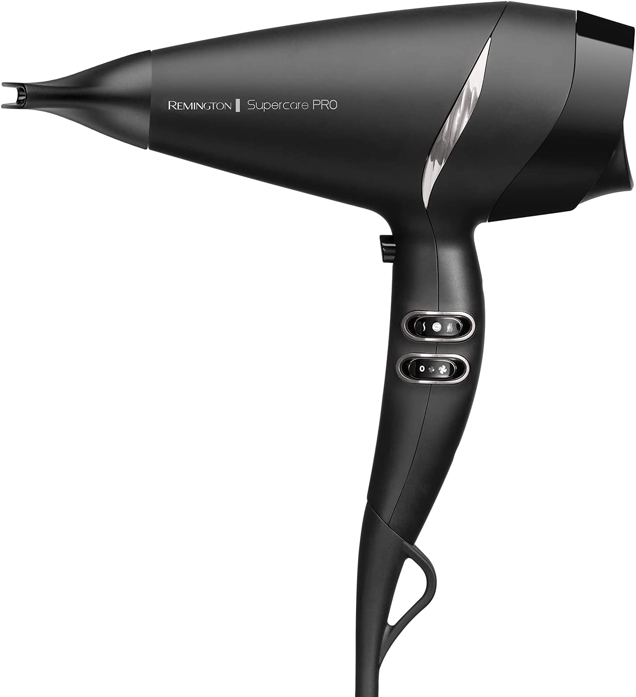 Bild von Remington Supercare Pro Ionic Hair Dryer 2200 – Includes Diffusor and Slim Styling; Wide Drying Concentrators;AC7250, Black