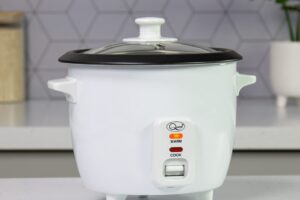 Produktbild von Quest 35530 0.8L Rice Cooker / Non-Stick Removable Bowl / Keep Warm Functionality / 350W / Includes Measuring Cup & Spatula