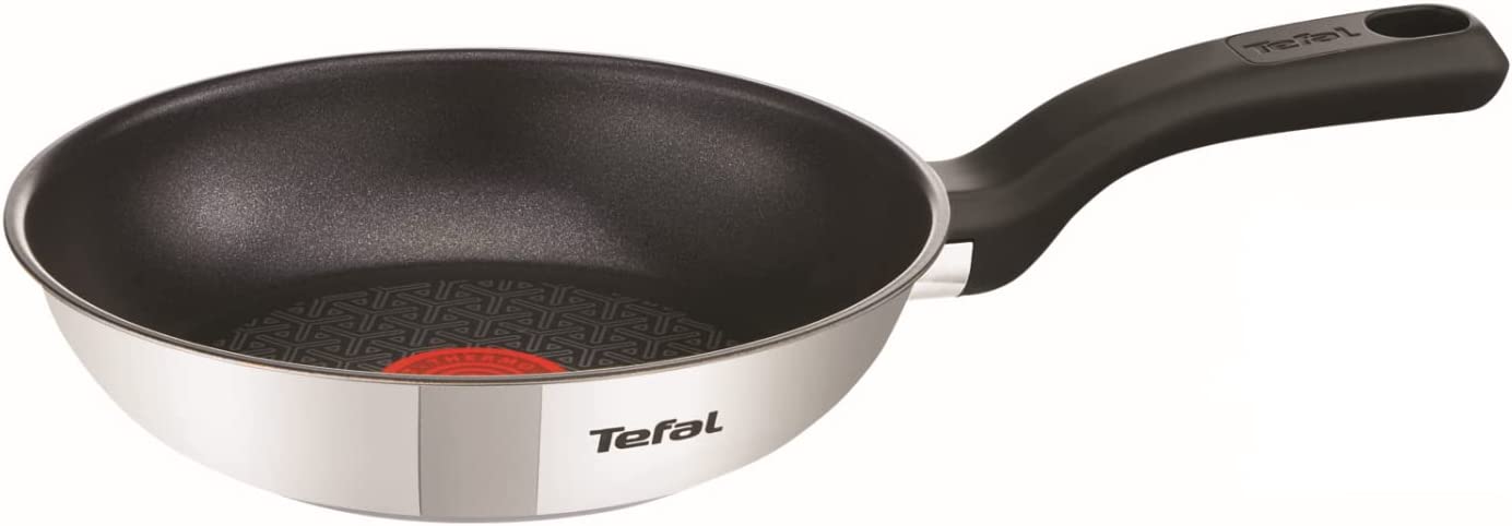 Bild von Tefal 20cm Comfort Max Stainless Steel Non-Stick Frying Pan, Silver