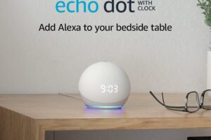 Produktbild von Echo Dot (4th generation) | Smart speaker with clock and Alexa | Glacier White