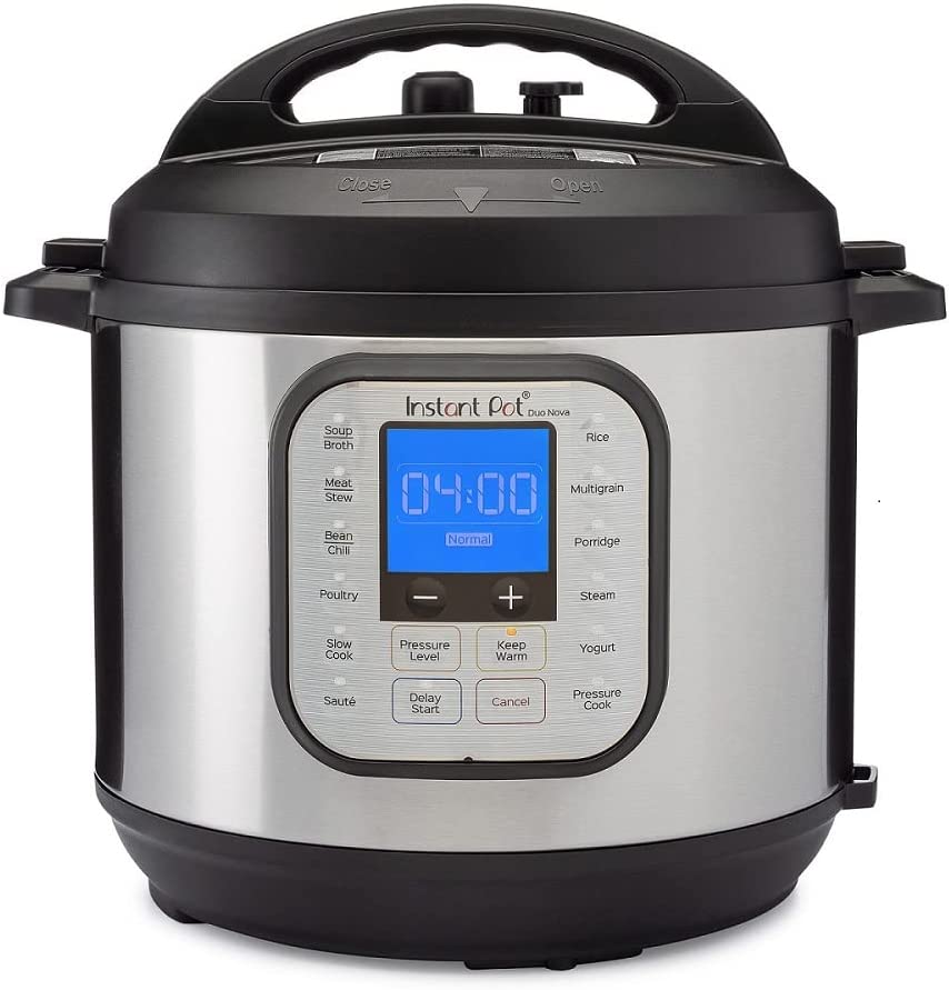 Bild von Instant Pot Duo Nova 7-in-1 Smart Cooker, 5.7L – Slow Cooker, Rice Cooker, Sauté Pan, Yoghurt Maker, Steamer and Food Warmer