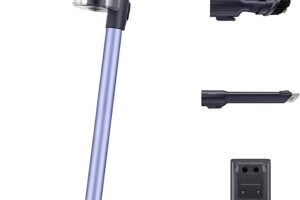 Bild von Samsung Jet 60 Turbo VS15A6031R4 Cordless Vacuum Cleaner, Max 150W Suction Power 40 min battery life, 2 in 1 flexible charger, compatible with clean station, Violet