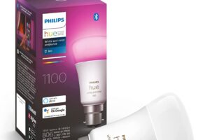 Produktbild von Philips Hue White & Colour Ambiance Single Smart Bulb LED [B22 Bayonet Cap] – 1100 Lumens (75W equivalent). Works with Alexa, Google Assistant and Apple Homekit