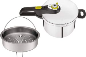 Bild von Tefal P2530738 Secure 5 Neo Stainless Steel Pressure Cooker, 6 L, Induction, Silver