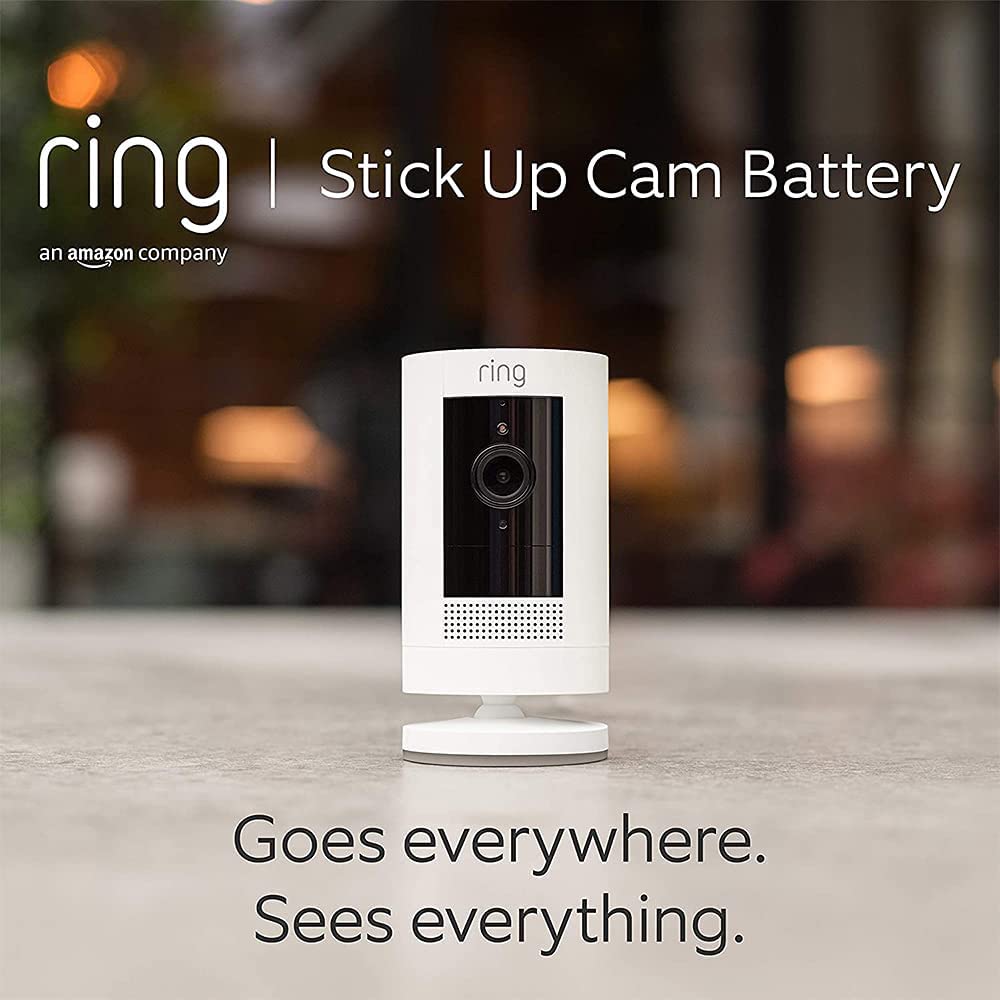 Bild von Ring Stick Up Cam Battery by Amazon | HD Outdoor Wireless Home Security Camera Systems with Two-Way Talk | Works with Alexa | 2 Camera System