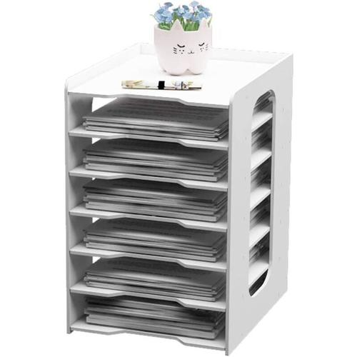 Bild von Echoo – Office Paper Organizer for Desk Desktop File Holder Desk Letter Tray & A5 Paper Holder