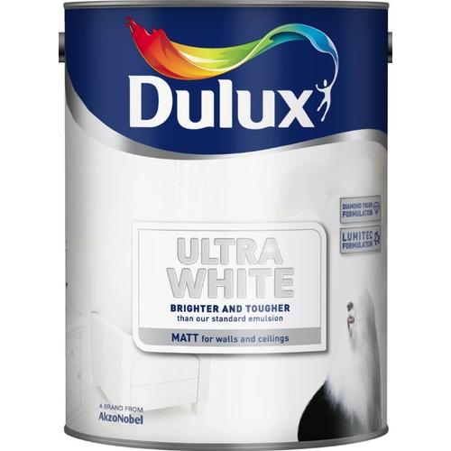Bild von Dulux Retail Ultra White – Matt – 5L – White