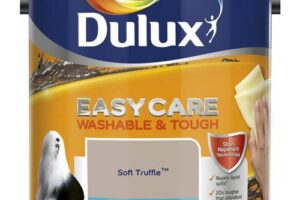 Produktbild von Dulux Valentine – Dulux Easycare Washable & Tough Matt Emulsion Paint – 2.5L – Soft Truffle – Soft